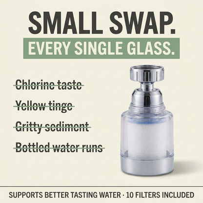 Purafy™ Kitchen Faucet with 10 free Built-In Water Filter