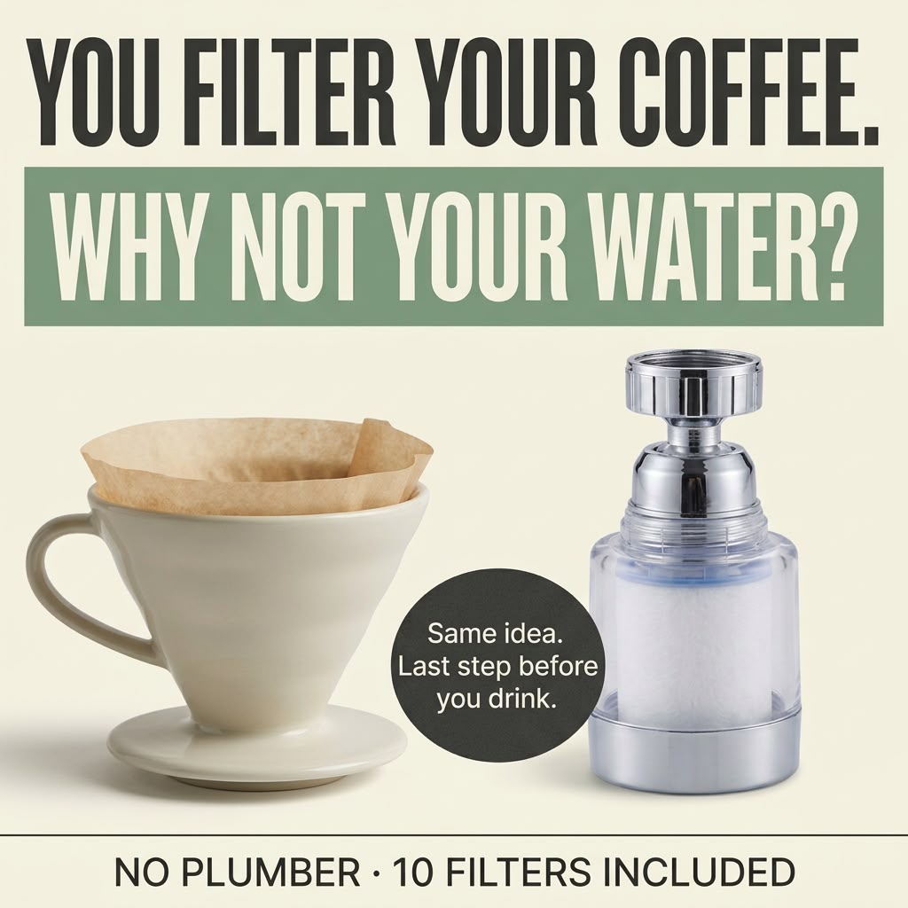 Purafy™ Kitchen Faucet with 10 free Built-In Water Filter