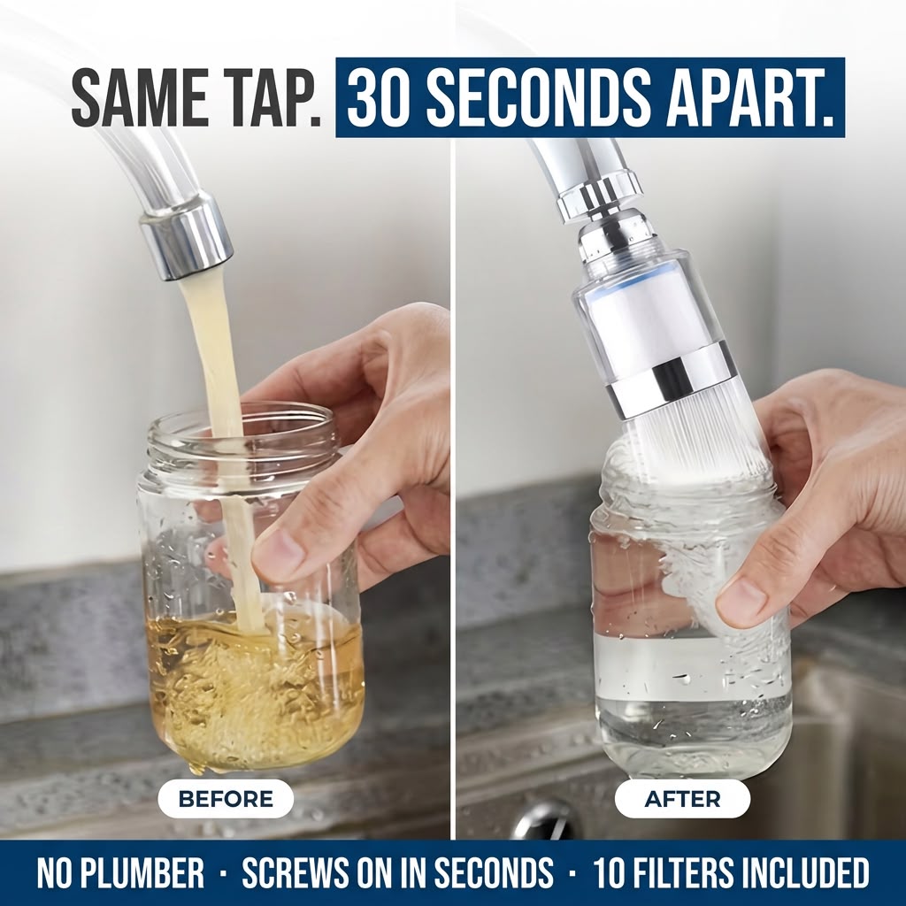 Purafy™ Kitchen Faucet with 10 free Built-In Water Filter