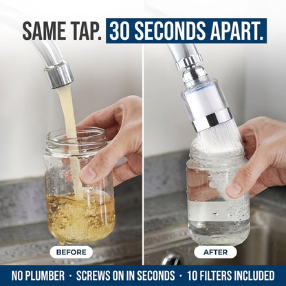 Purafy™ Kitchen Faucet with 10 free Built-In Water Filter